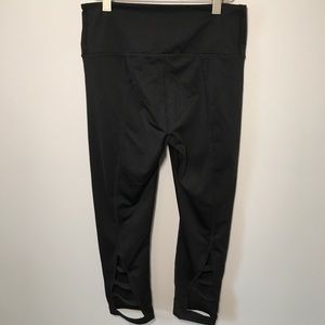 Black leggings with cutouts